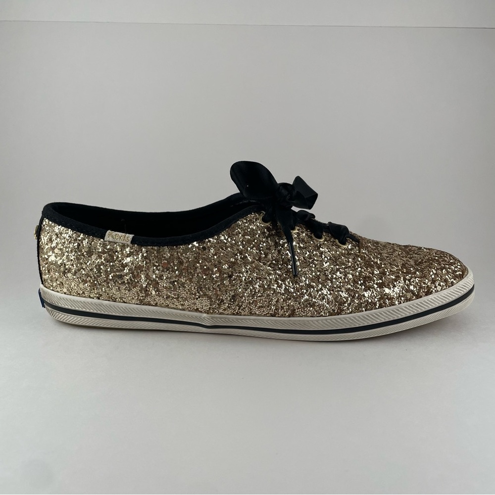 Women’s Keds x Kate Spade Champion Sneakers Gold Size 8.5 - Picture 8 of 12